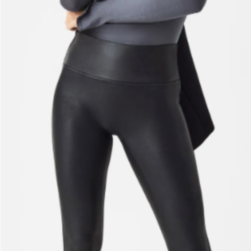 SPANX Faux Leather Leggings
